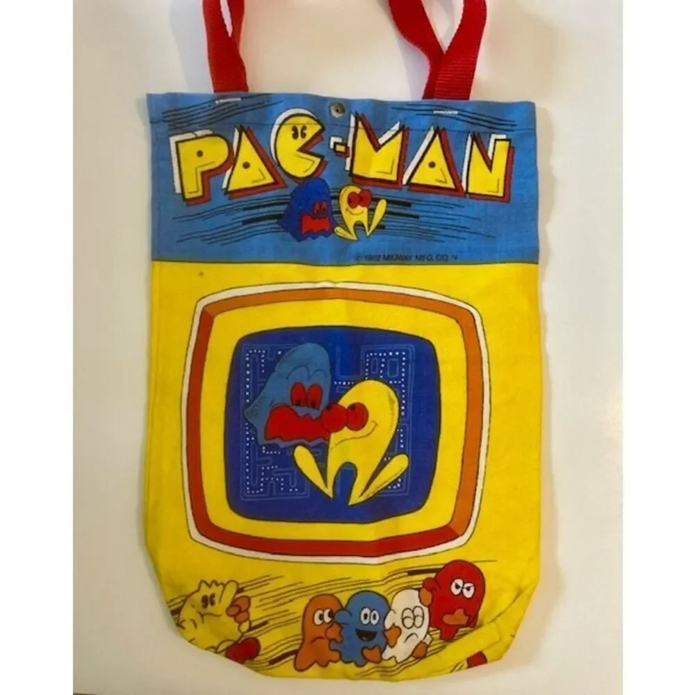 Vintage Pac-Man Bag 1982‎ Midway MFG. CO.